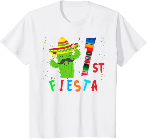 Vista 69 de Camiseta mexicana para fiesta temática de cumpleaños a juego, Negro, S
