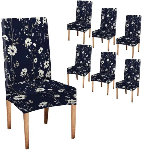 Vista 50 de CAPSCEOLL Fundas para sillas Parsons de elastano, súper ajuste, extraíbles y lavables, para sillas de cocina, fundas protectoras para comedor