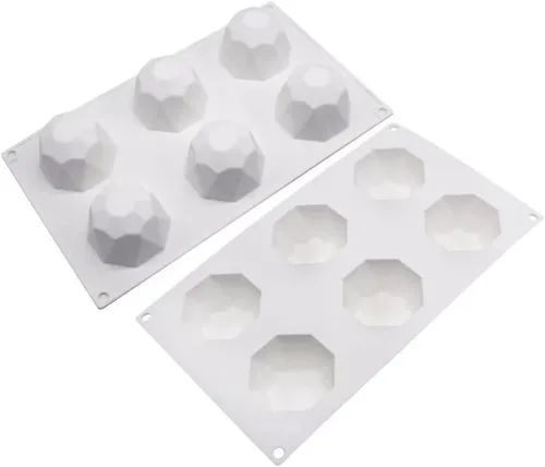 Vista 4 de Molde de silicona para mousse de bolas para hornear, moldes de chocolate de alta calidad, moldes para pasteles, molde de bomba, caramelo