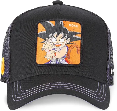 Vista 2 de Capslab Goku Dragon Ball - Gorra de camionero negra