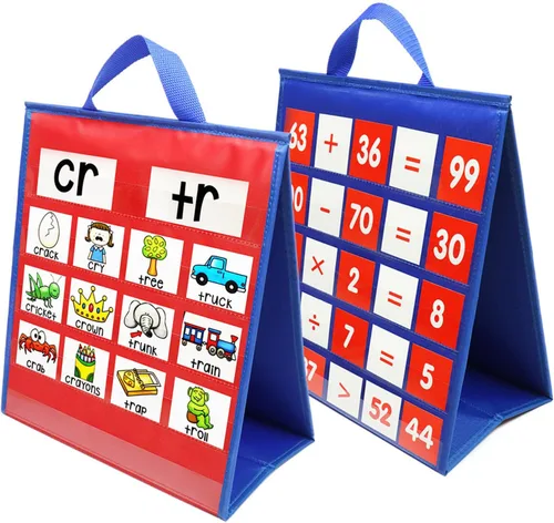 Vista 4 de Tabla de bolsillo de mesa, tabla de bolsillo plegable de doble cara para la familia