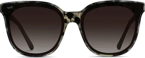 Vista 2 de WearMe Pro - Gafas de sol de gran tamaño con lente espejo completo para mujer
