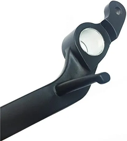 Vista 6 de HONGK - Palanca de pedal de freno trasero desplegable de aluminio de alta resistencia negra compatible con Yamaha YZF-R6 2006-2015 [B01C0SZ70C]