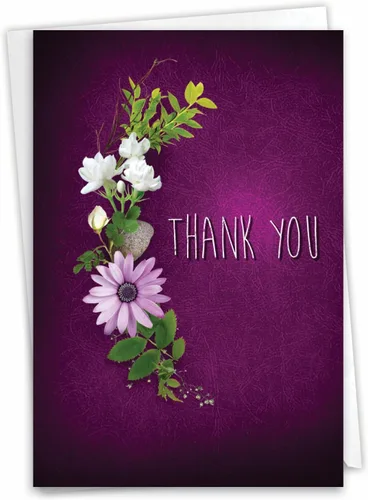 Vista 17 de The Best Card Company Boss Thank You - Tarjeta de felicitación con sobre de 5 x 7 pulgadas, 1 tarjeta, (no 3D o elevado) mensajes inflados