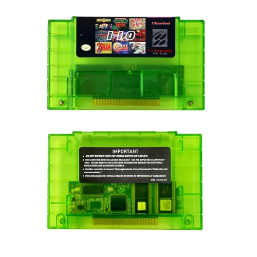 Vista 4 de Classic Edtion Super Games 110 in 1 Multi Game Cartridge for SNES -16 Bit Retro, Classic Game Consoles