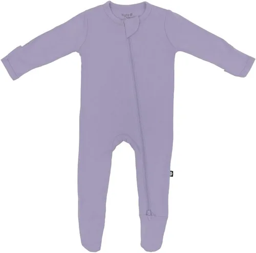 Vista 81 de KYTE BABY Pies unisex con cierre de cremallera, rayón hecho de bambú, 0-24 meses