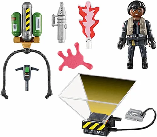 Vista 7 de PLAYMOBIL 9349 Ghostbusters II Winston Zeddemore Playmogram Figura 3D