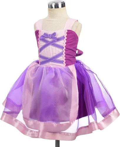 Vista 3 de LITO ANGELS - Disfraz de princesa para niñas pequeñas, Halloween, Navidad, fiesta de disfraces con accesorios