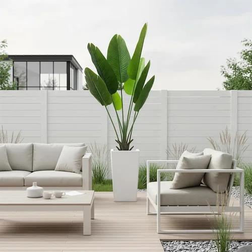 Vista 9 de GarveeHome Árbol de buganvilla artificial de 5 pies, planta de buganvilla de seda sintética con maceta, decoración interior y exterior, planta
