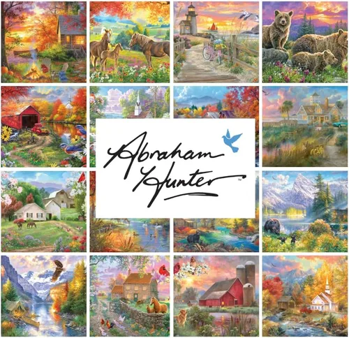 Vista 7 de RoseArt - Abraham Hunter - Catching Rays Lighthouse - Rompecabezas de 1000 piezas para adultos