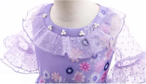 Vista 4 de Mirabel - Vestido de dibujos animados para Halloween y cosplay para niñas