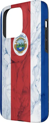 Vista 86 de Bandera de Costa Rica y fondo elegante - Funda del orgullo costarricense para iPhone 17