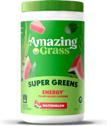 Vista 6 de Amazing Grass Mezcla de vegetales verdes Alcalinizante y Desintoxicante: Mezcla para batidos, Limpieza con super vegetales y polvo de raíz