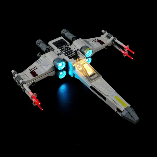 Vista 3 de BRIKSMAX Kit de iluminación LED para LEGO-75301 Luke Skywalker's X-Wing Fighter - Compatible con Lego Star Wars Building Blocks Model- No incluye