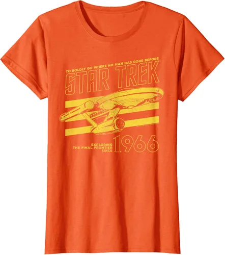 Vista 38 de Star Trek: The Original Series Enterprise '66 Collegiate Camiseta Negro