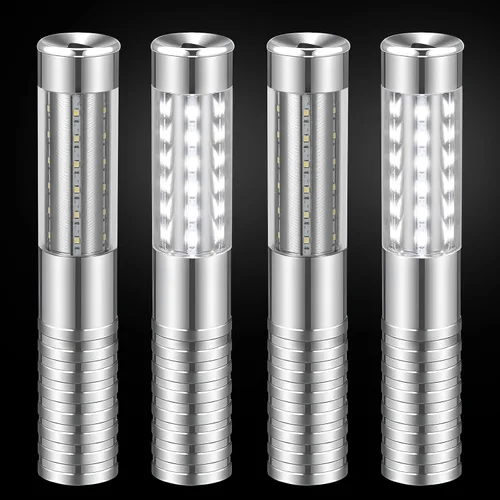 Vista 11 de 2 piezas LED estroboscópica luz de batón recargable servicio de botellas bengalas palo botella de champán reutilizable LED de mano para club