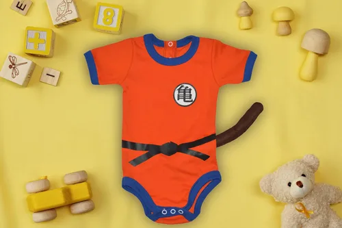 Vista 3 de Ropa de bebé de anime, recién nacido, body de dibujos animados para cosplay
