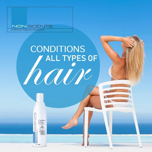 Vista 7 de Acondicionador desenredante – Acondicionador sin fragancia para cabello seco – Acondicionador hidratante para hombres y mujeres – Acondicionador