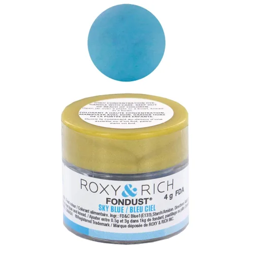 Vista 25 de Roxy & Rich Fondust - Polvo para alimentos color aguacate, 0.14 oz