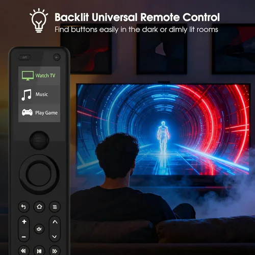 Vista 5 de [Usado] SofaBaton X1S - Control remoto universal con concentrador, rueda de desplazamiento mejorada, control remoto universal todo en uno