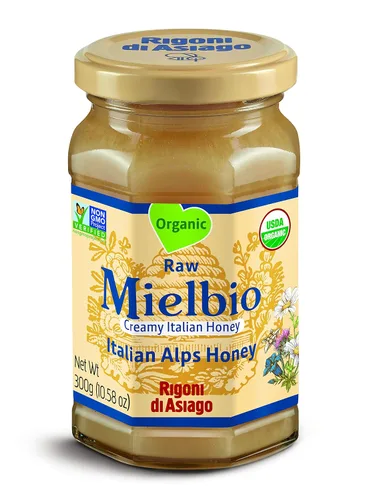 Vista 22 de Rigoni di Asiago Mielbio - Miel orgánica italiana cruda y cremosa, flor silvestre, 6