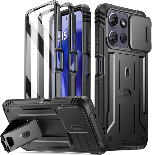 Vista 8 de Poetic Revolution - Funda para Motorola Moto G Power 2023 5G (no para la versión 2022), [probada contra caídas de grado militar de 20 pies], Negro