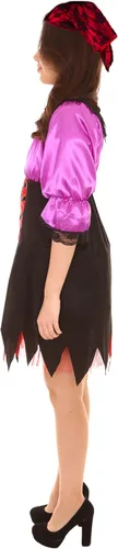 Vista 4 de Disfraz de pirata sexy para mujer de Halloween