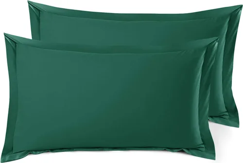 Vista 77 de Nestl Juego de 2 fundas tipo sham de almohada suaves - Fundas de almohada de microfibra de doble cepillado - Fundas de almohada de cama premium