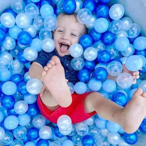 Vista 12 de GOGOSO Bolas para corral de bolas para niños pequeños plásticos accesorios a prueba de aplastamiento duraderos formas divertidas juguetes de baño