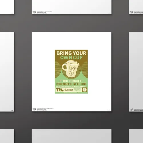 Vista 2 de Trends International Gallery Pops Marvel Loki (Serie de TV) - Arte de pared Bring Your Own Cup, versión sin marco, 12 x 12 pulgadas
