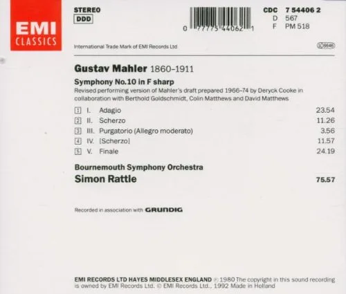 Vista 2 de Mahler Symphony No. 10