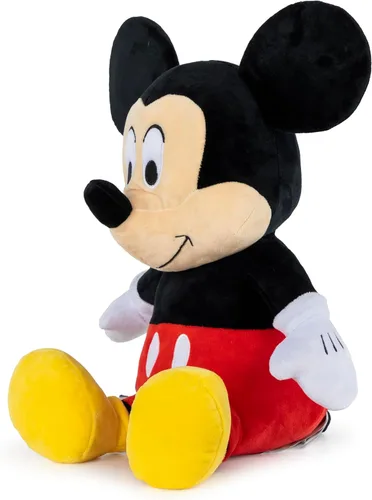 Vista 2 de Jay Franco Disney Mickey Mouse - Almohada de peluche súper suave - Almohada de personaje - Microfibra de poliéster - 17 pulgadas Negro - Mickey Mouse
