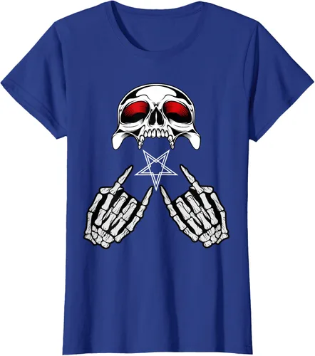 Vista 33 de Camisas de metal pesado con diseño de abanico de metal Negro
