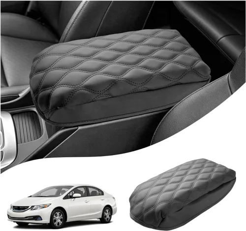 Vista 32 de Autorder Funda de consola central para Chevy Silverado/GMC Sierra 1500 2500 3500 2014-2018, accesorios funda para reposabrazos antiarañazos