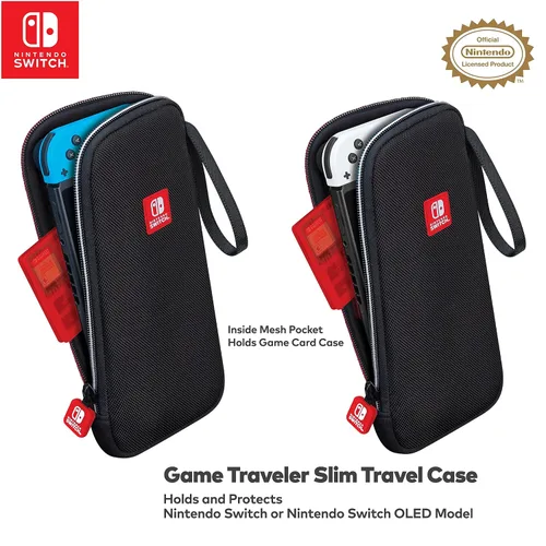Vista 5 de Game Traveler Nintendo Switch Go Play System Case - Switch Case for Switch OLED, or Switch, 2 Cases-In-One, Allows You To Travel With Your Full