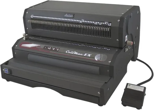 Vista 2 de Akiles ACM-EX41+ Modelo CoilMac-EX41+ - Punzón eléctrico todo en uno, insertador eléctrico y engarzador manual; agujeros ovalados especiales