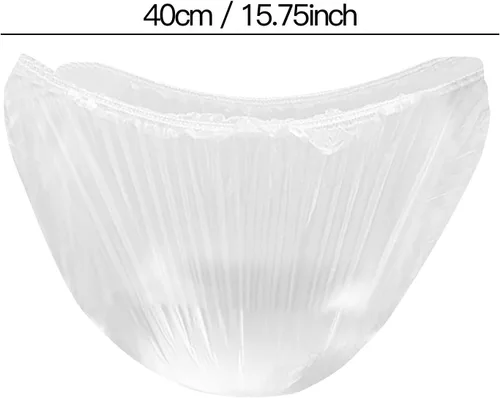 Vista 7 de Bolsa de almacenamiento de alimentos, funda elástica reutilizable para almacenamiento de alimentos, cubierta elástica de plástico para tapas