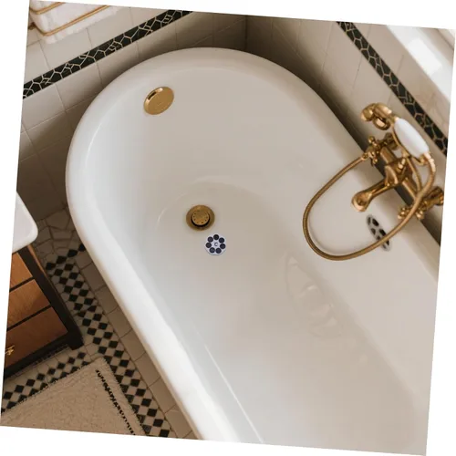Vista 5 de 8 unids pegatinas de temperatura de baño LCD termómetro de agua que cambia de color para la monitorización de seguridad de la bañera con diseño