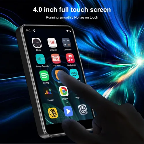 Vista 7 de MP3 Player with Bluetooth and WiFi, ZAQE 80GB Storage & Android OS, 4" Touch Screen, FM Radio, Kids MP3 & MP4 Player with Spotify Google Play Store