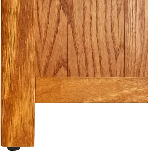 Vista 3 de vidaXL Estantería estándar de madera de roble macizo en roble natural