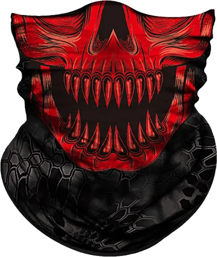 Vista 20 de Obacle Bandana máscara facial cuello polaina tubo máscara hombres mujeres para protección solar contra el polvo