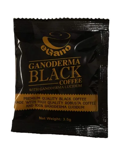 Vista 8 de 2 cajas de café instantáneo eGano Premium Ganoderma Black Coffee con extracto de Ganoderma Lucidum (0.12 oz x 30 bolsitas / caja)
