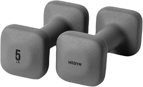 Vista 29 de WeGym Square Dumbbells for Home Gym, Hand Weights for Strength Training