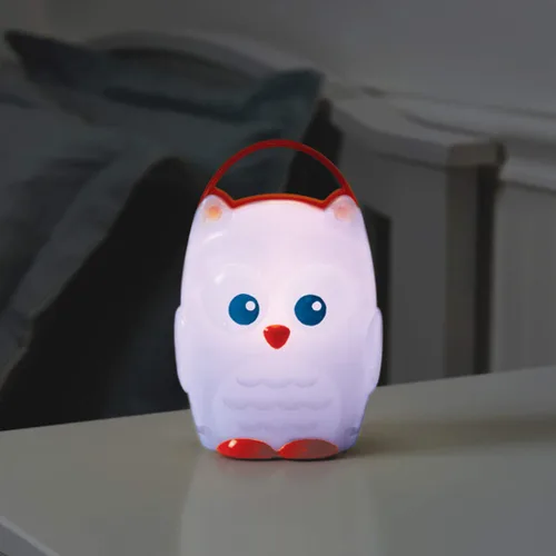 Vista 2 de Munchkin® Light My Way™ Luz nocturna LED para niños y niñas, diseño de búho