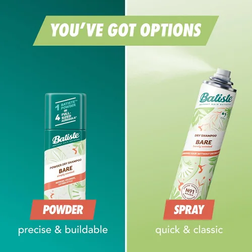 Vista 11 de Batiste Champú seco en polvo, Simply Bare perfumado sin aerosol, 1.06 onzas