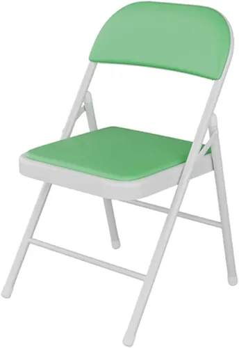 Vista 9 de Sillas plegables muebles simple metal silla de conferencias casero restaurante comedor silla oficina ordenador silla