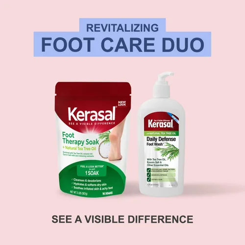 Vista 6 de Kerasal Remojo Terapéutico para Pies, Remojo para Pies para Pies Doloridos, Cansados y Secos, 2 libras