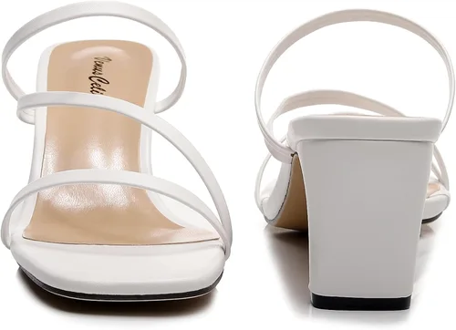 Vista 4 de VenusCelia Sandalias de tacón Funky para mujer
