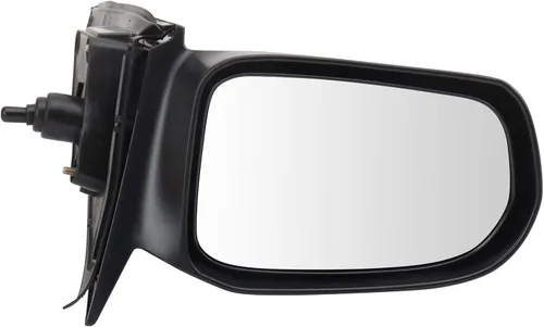 Vista 135 de TRQ Espejo plegable con calefacción eléctrica del lado del conductor con indicador de punto ciego pintura a juego negro liso compatible con Kia