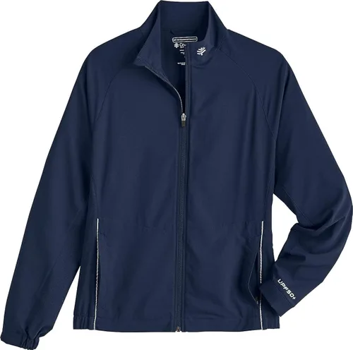 Vista 7 de Coolibar Chaqueta deportiva Outpace UPF 50+ para hombre, protección solar